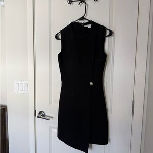 Veronica Beard Black Asymmetrical Dress